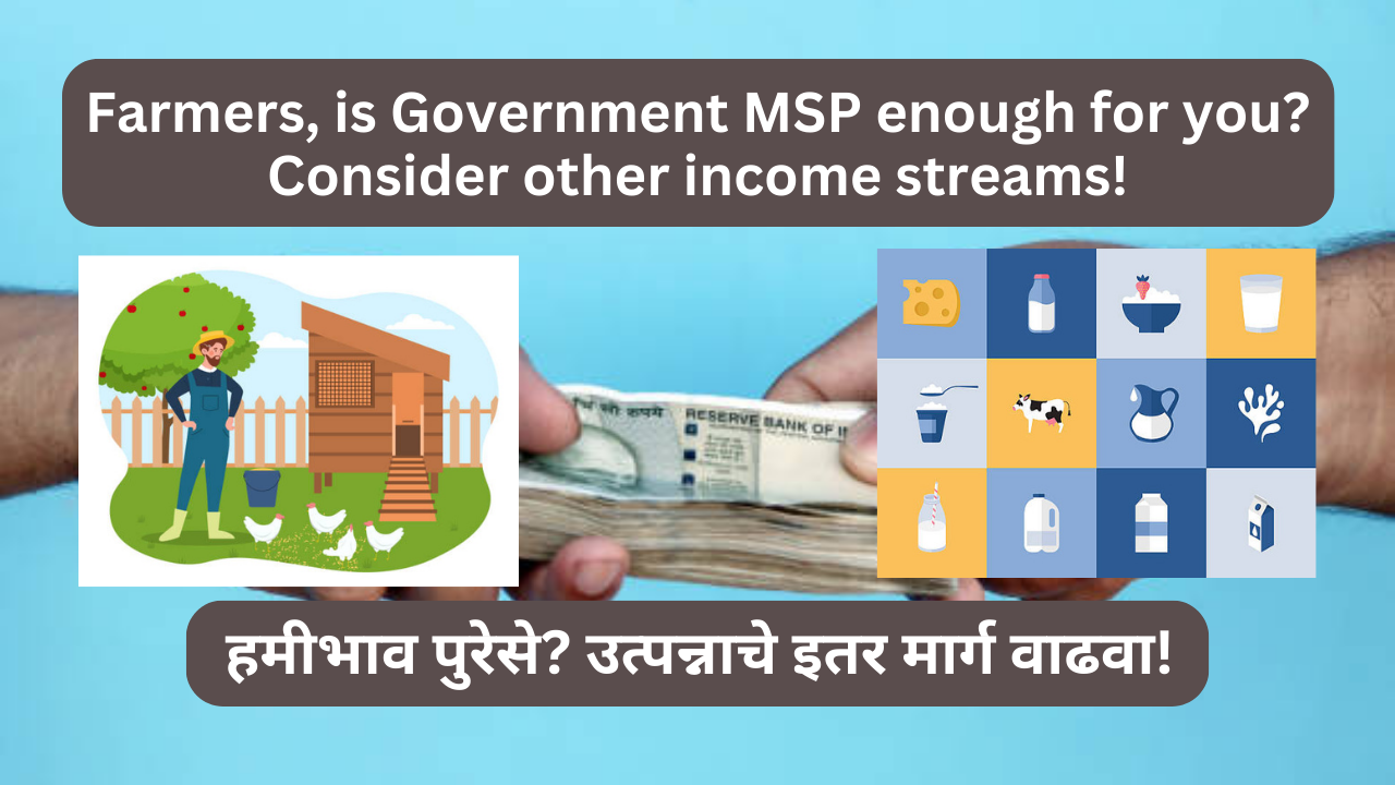 Farmers, is Government MSP enough for you? Consider other income streams!