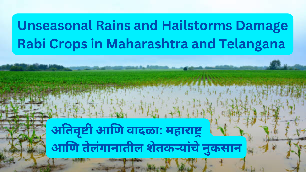 Unseasonal Rains and Hailstorms Damage Rabi Crops in Maharashtra and Telangana