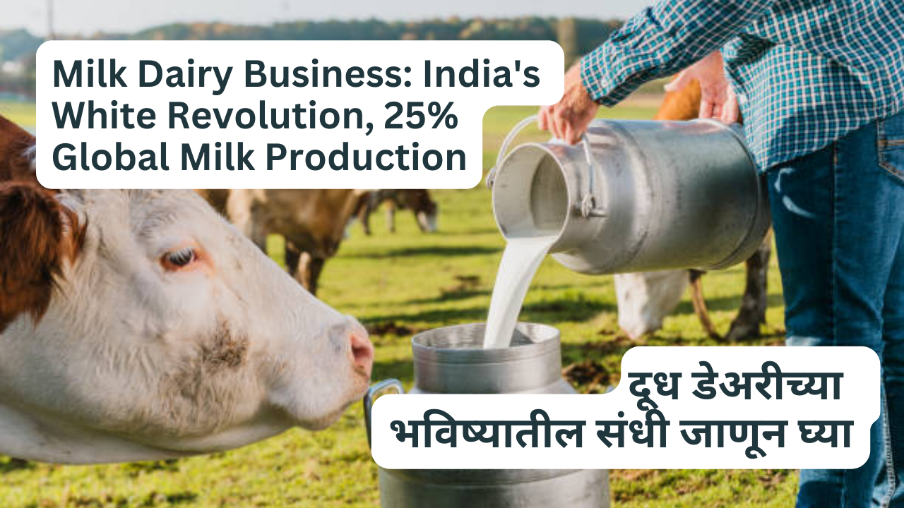 Milk Dairy Business: India's White Revolution, 25% Global Milk Production
